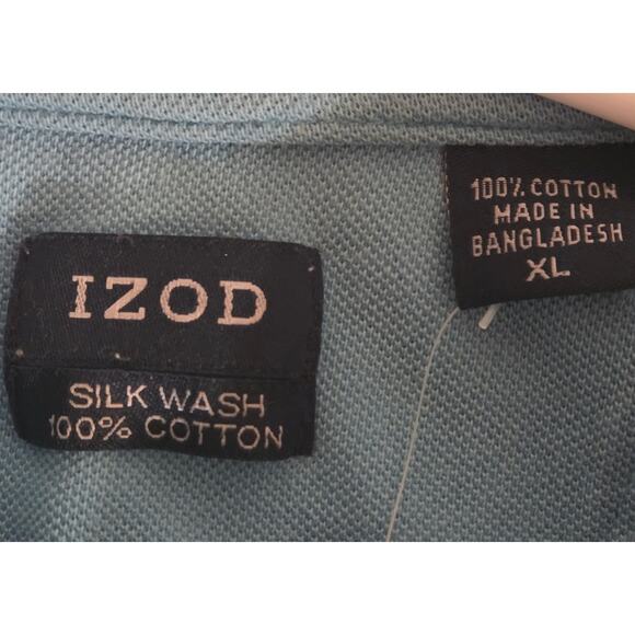 Sky Blue IZOD Polo Shirt - Men's XL - Classic Style - Picture 5 of 5